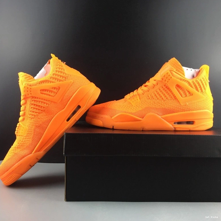 4 Flyknit AQ3559-800 Retro Jordan Orange 1015